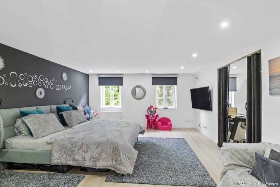 Schlafzimmer 1.OG Mehrfamilienhaus Au in der Hallertau / Abens