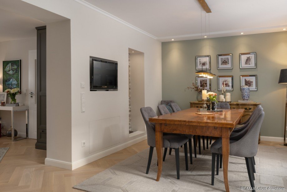 Essbereich Doppelhaush�lfte Oberschlei�heim