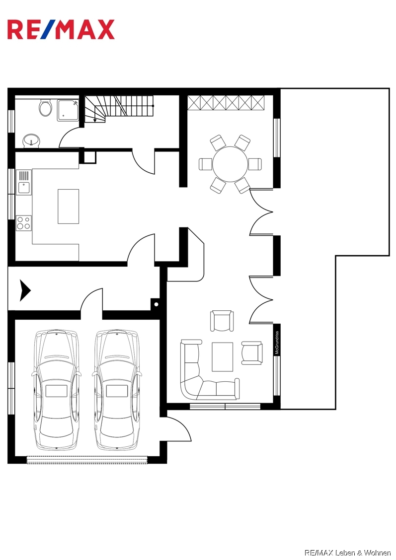 EG Grundriss Doppelhaush�lfte Oberschlei�heim
